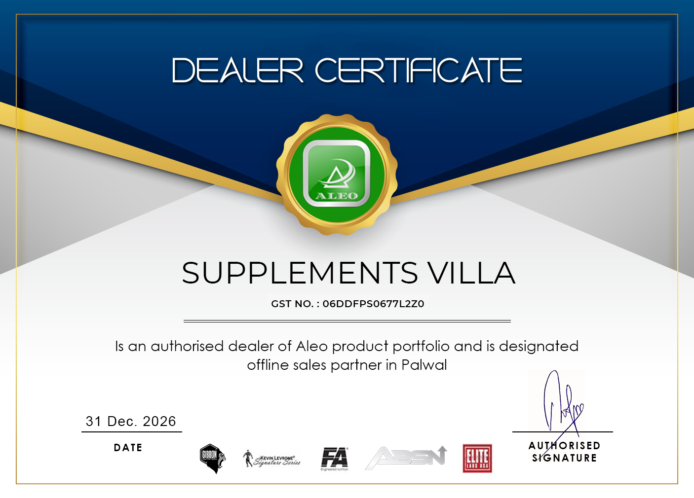 suppliment villa