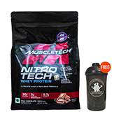 Whey Protein Powder | MuscleTech Nitro-Tech Whey Protein | 4kg