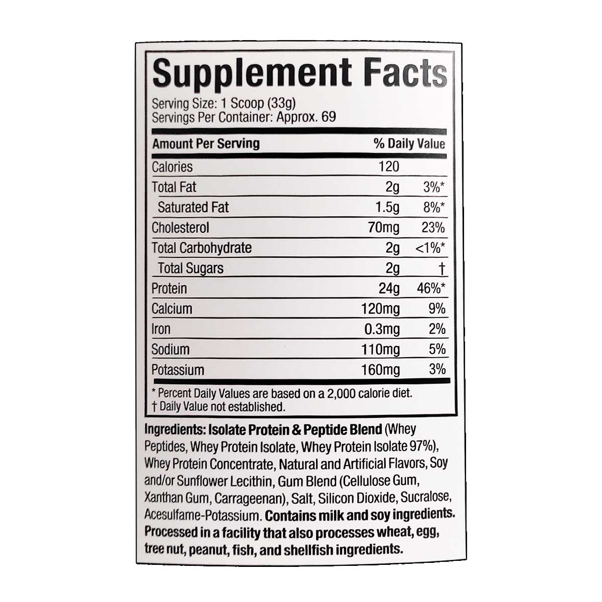 MT Nitro Tech 100% Whey Gold Whey Protein 5.03 Lbs